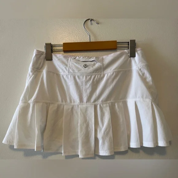 Lululemon Run: Pace Setter Skirt White Size 6 Regular First Edition - Picture 5 of 12